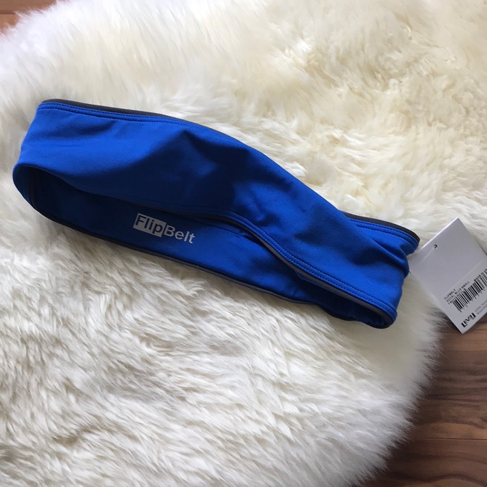 Blue flip belt